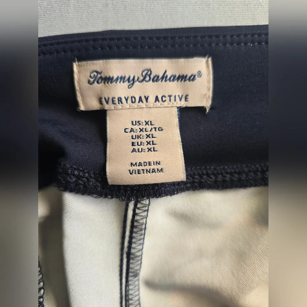 Tommy Bahama Everyday Pants Women's Navy Tropical Floral Active Stretch Size‎ XL - Picture 10 of 13